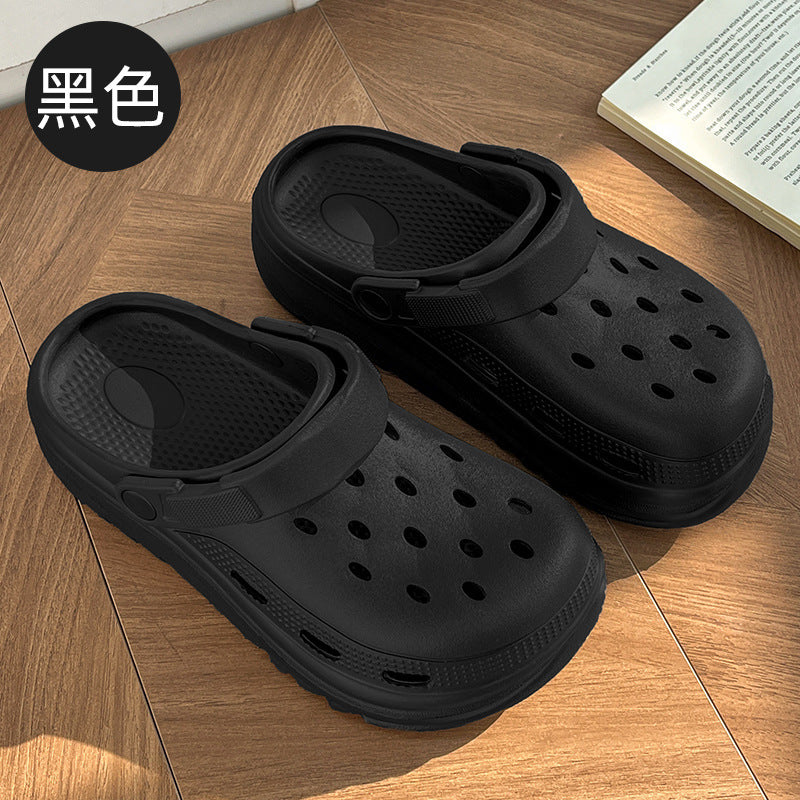 Eva Crocs Women's Summer Home Outerwear Thick-Soled Summer Couple Thick-Soled Home Indoor Beach Shoes Wholesale Women