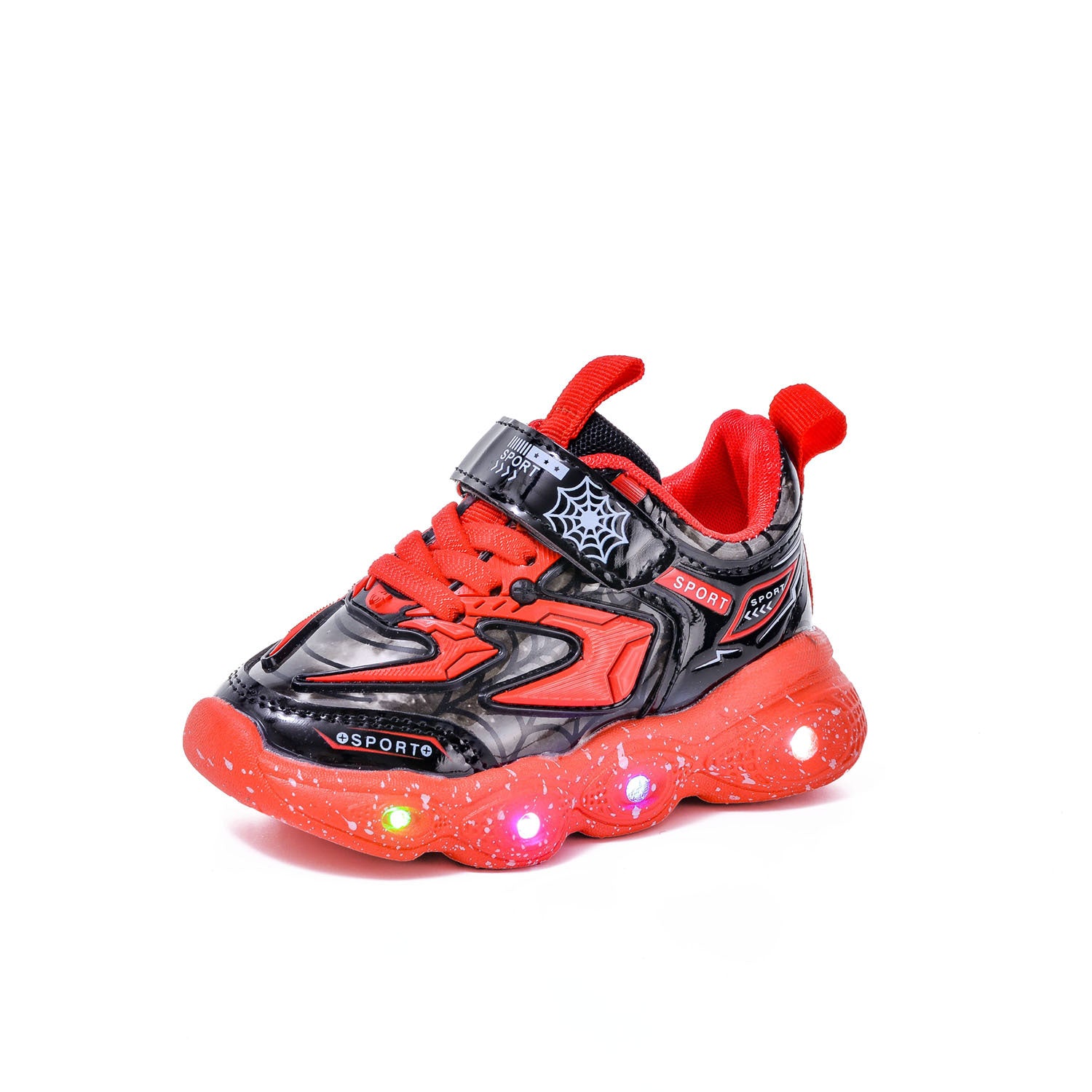 spring and autumn new children's sneaker LED luminous children's shoes 1-6 years old boys casual shoes children's shoes with lights