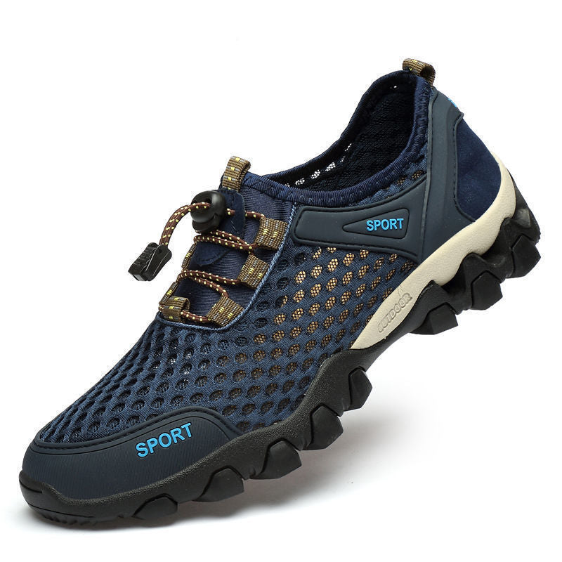 Mesh Shoes Summer Breathable Wading Shoes Men's Sports Casual Shoes Running Shoes Mesh Mountaineering Shoes Sandals Men's Shoes