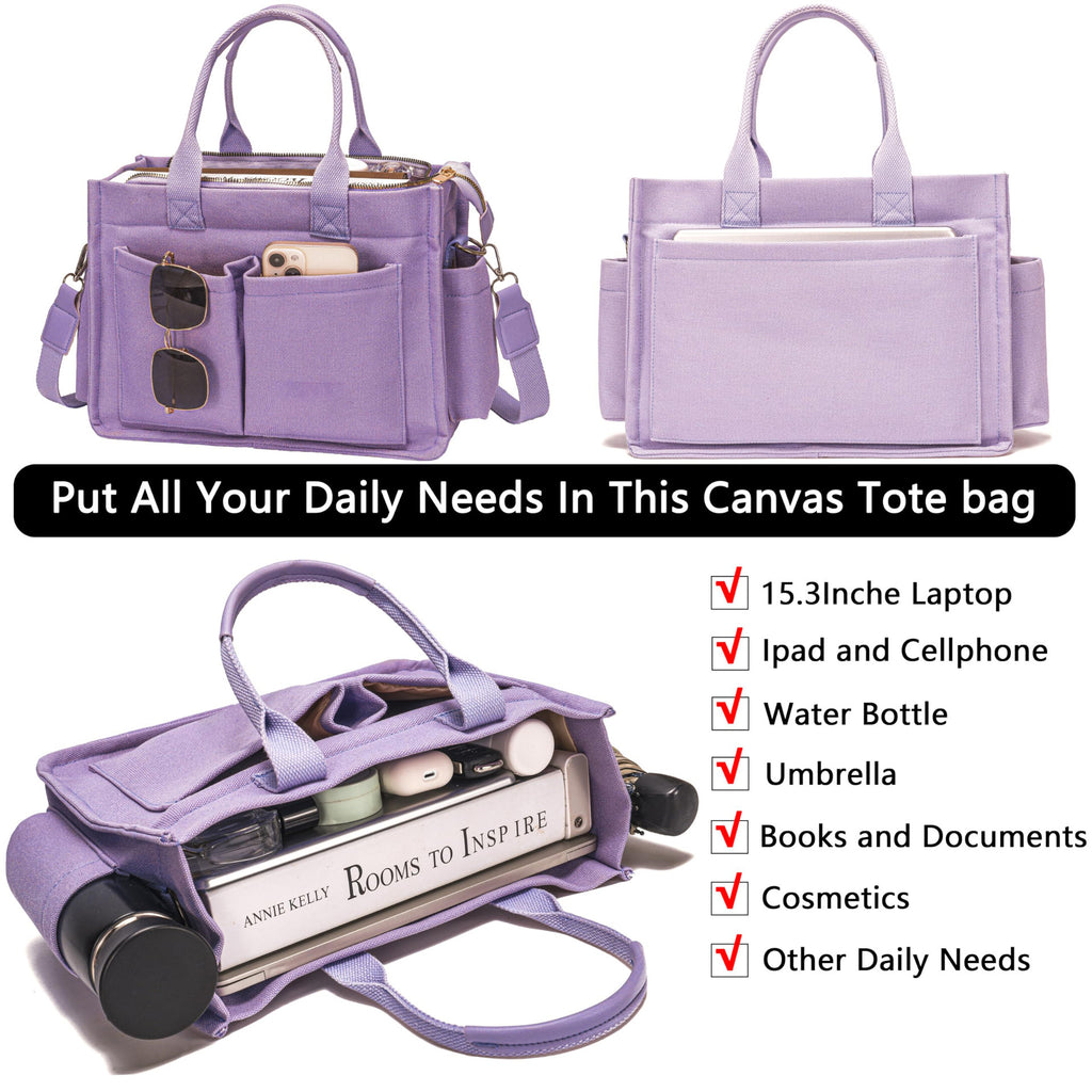 New Women's Large Canvas Handbag Crossbody Bag Daily Bag Handbag