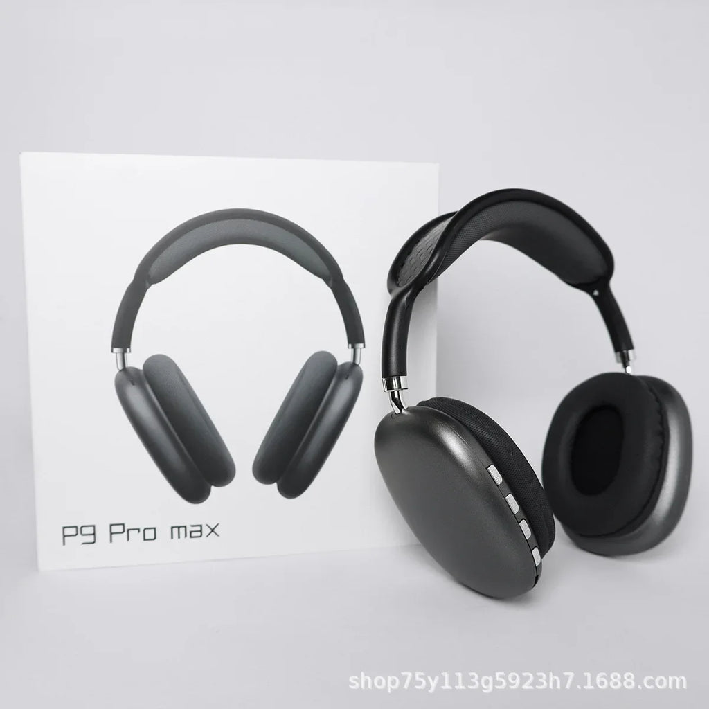 Cross-Border Foreign Trade P9 Pro Max Bluetooth Headphones Wireless Noise-Canceling Headphones Over-Ear Headset Huaqiangbei Wholesale