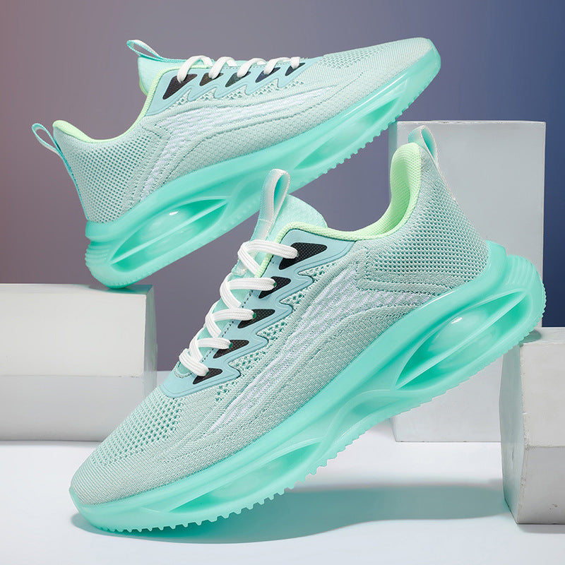 Men's Sports Shoes 2025 New Model Full-Length Air-Cushioned Running Shoes Men's Non-Slip Shock-Absorbing Casual Fashion Trendy Dad Shoes Men