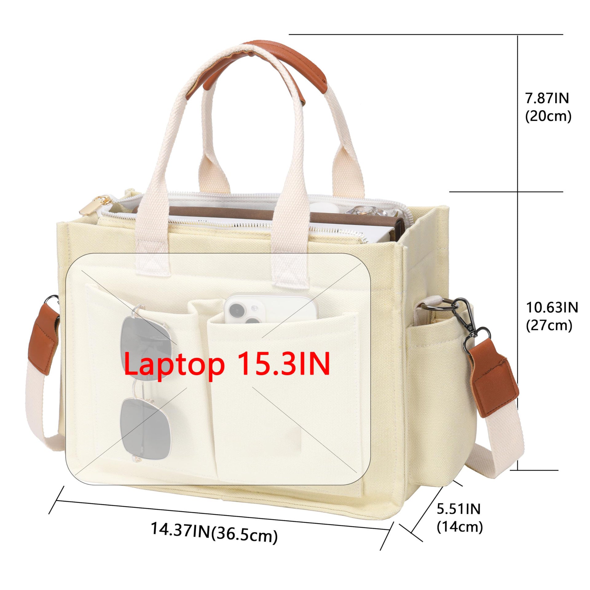 New Women's Large Canvas Handbag Crossbody Bag Daily Bag Handbag