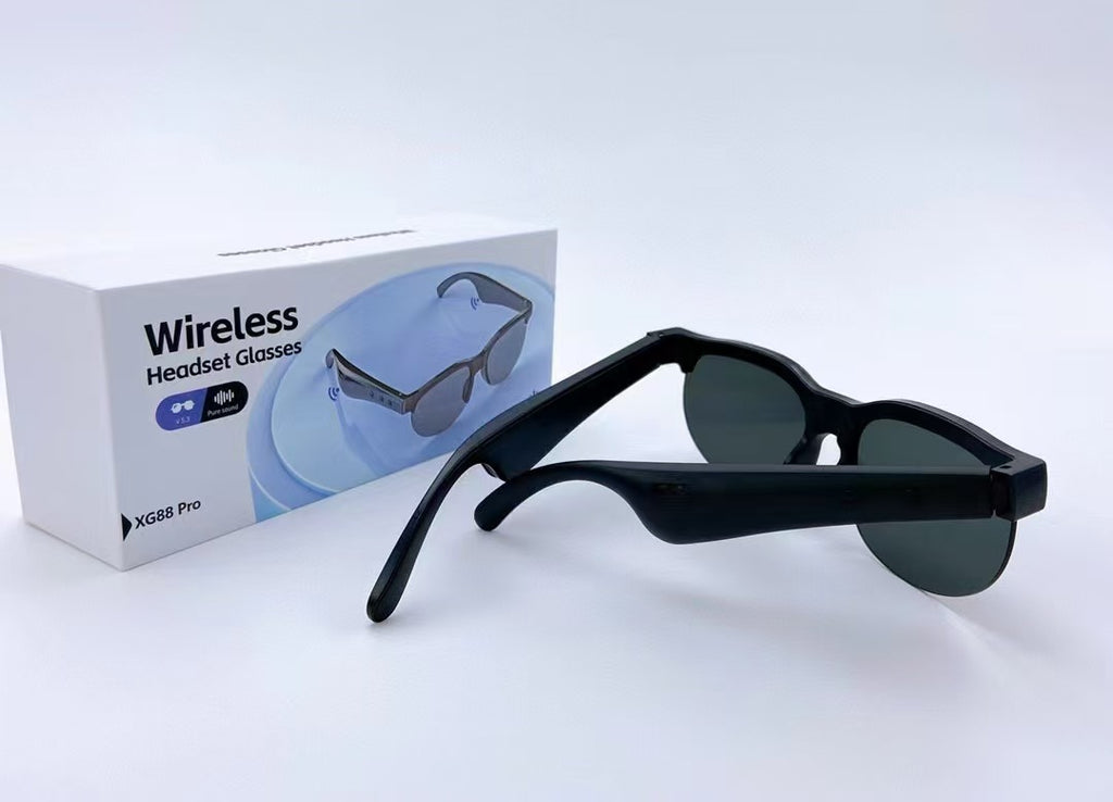 Cross Border XG88PRO Wireless Bluetooth Glasses Headset 5.3 Stereo OWS Bluetooth Headset Riding Sunglasses