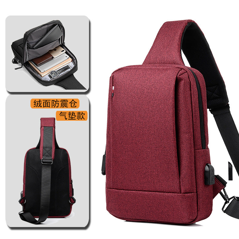 Waterproof Shoulder Bag, Crossbody Bag, Large Capacity Oxford Cloth Men's Bag Gift