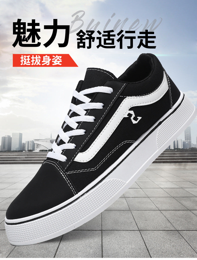 Spring and Autumn Shoes Men's Classic Low-Top Canvas Shoes Student Sneakers Men's Shoes Casual Shoes Korean Style Trendy Men's Shoes