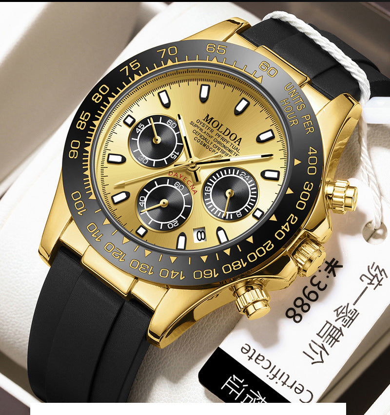🔥🔥🔥🔥Daytona Men's Watch, Fully Automatic Watch, Luminous, Waterproof, Multi-Function Chronograph Watch, Men's Quartz Watch