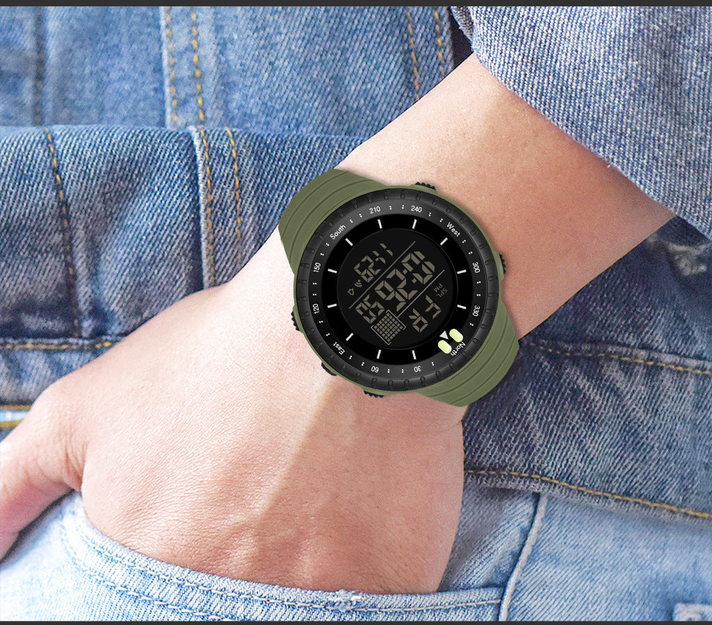 Synoke Sports Electronic Watch Outdoor Mountaineering Multi-Functional Luminous Waterproof Large Dial Fashionable Commuter Watch