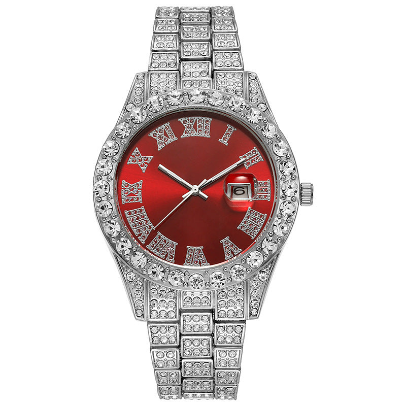 🔥🔥🔥🔥🔥Men's Watch Full Diamond Watch Men's Factory Price Direct Sale Complete Colors