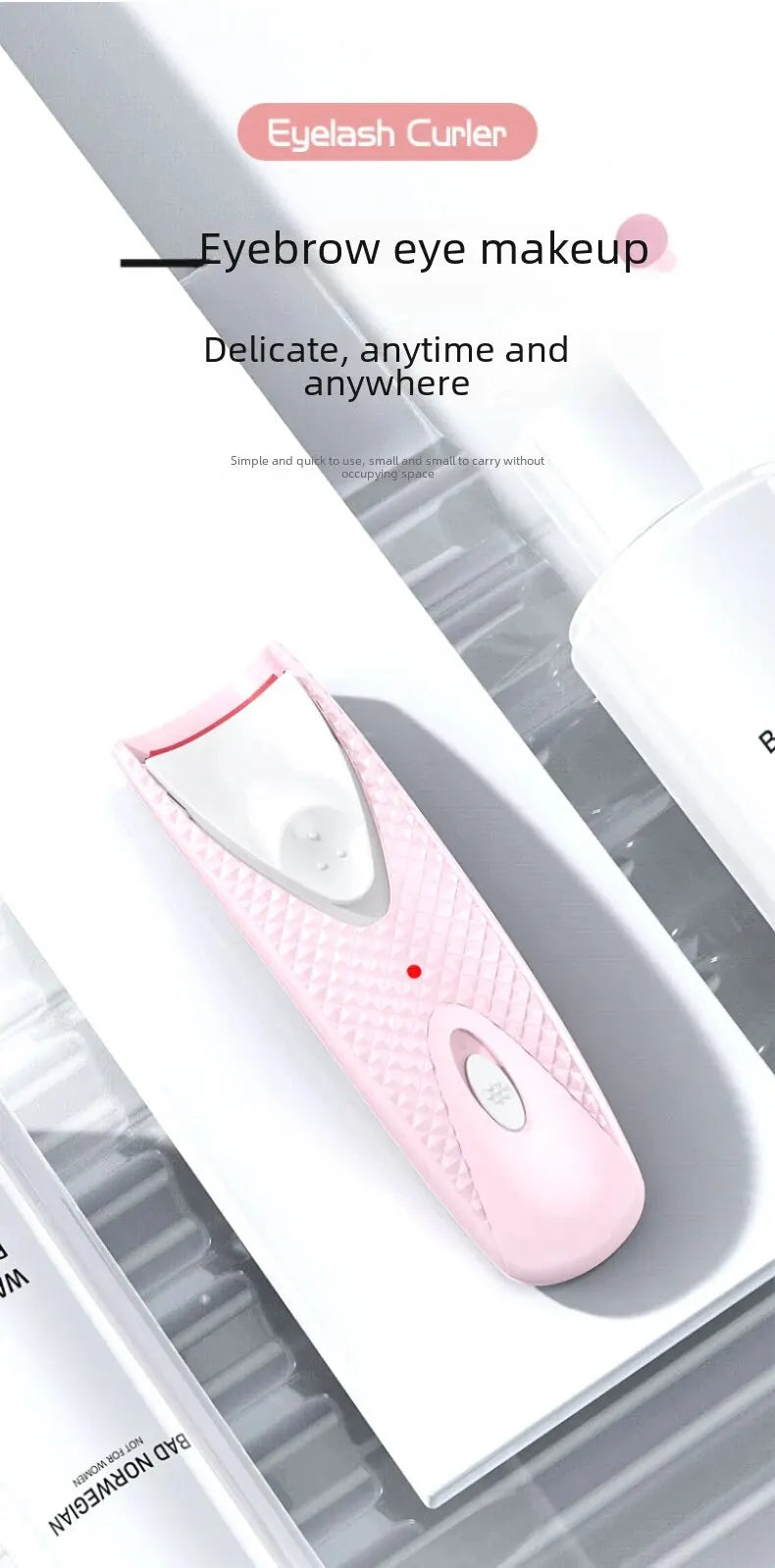 electric eyelash curling device heat styling
