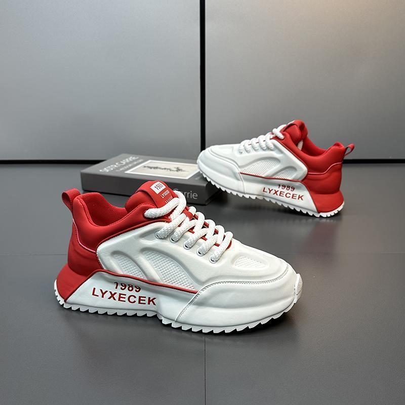 Spring and Autumn Men's Shoes 2025 New Increased Fashion Easiest for Match Student Sports Shoes Men's Casual Popular Dad Shoes Men
