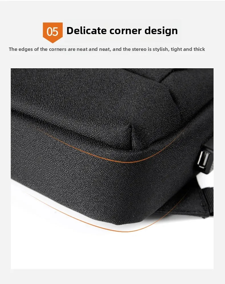 Waterproof Shoulder Bag, Crossbody Bag, Large Capacity Oxford Cloth Men's Bag Gift
