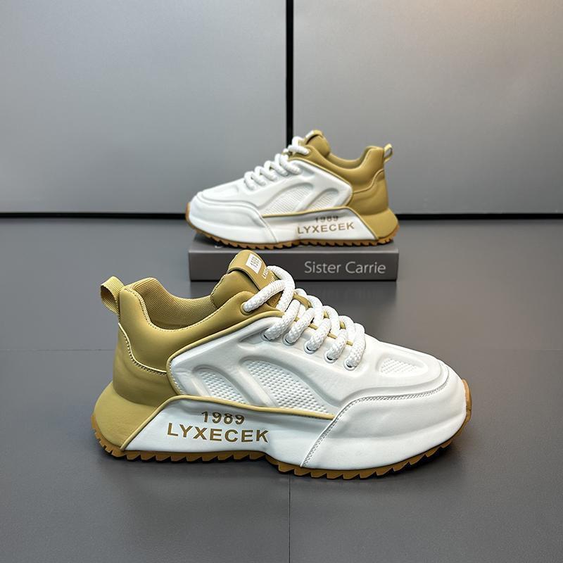 Spring and Autumn Men's Shoes 2025 New Increased Fashion Easiest for Match Student Sports Shoes Men's Casual Popular Dad Shoes Men