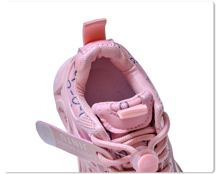 Spring and Autumn New Style Luminous Men's Sports Shoes with Lights, Cloth Women's Casual Shoes, Children's Led Lighted Toddler Shoes in Stock