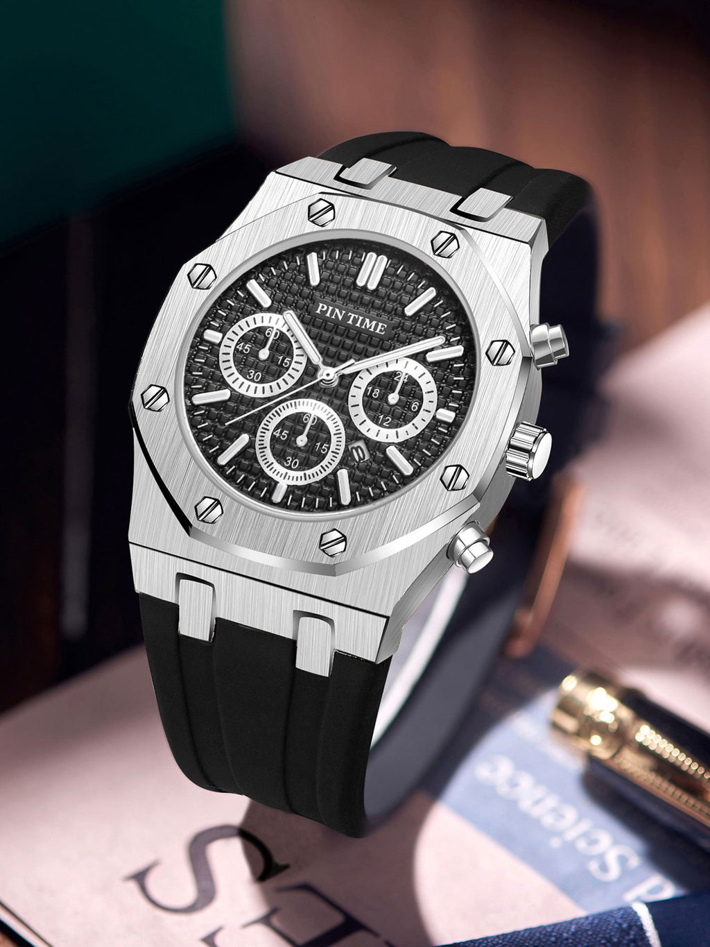 Men's Watches, Multi-Functional Sports Waterproof Men's Fashionable Casual Watches