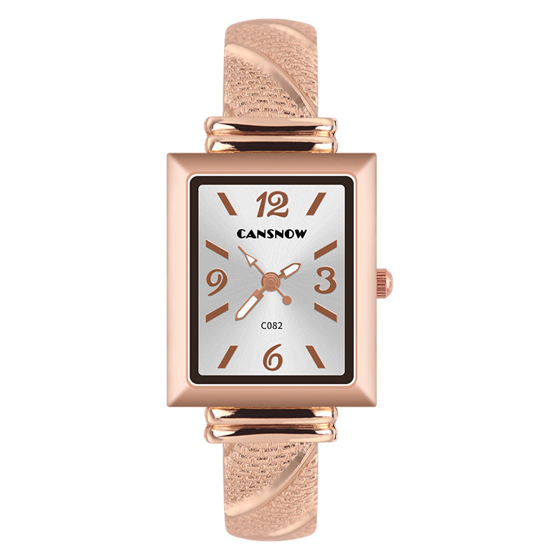 Women's Watch All-match golden bracelet personality fashion bracelet quartz watch for women
