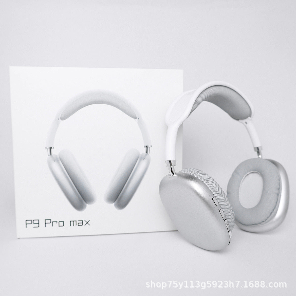 Cross-Border Foreign Trade P9 Pro Max Bluetooth Headphones Wireless Noise-Canceling Headphones Over-Ear Headset Huaqiangbei Wholesale