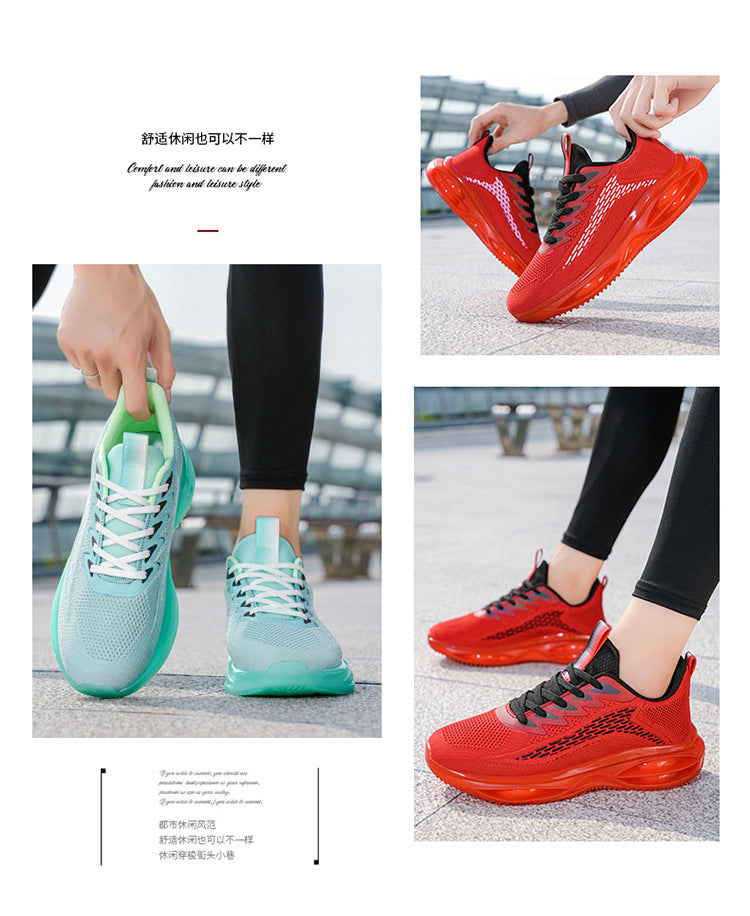 Men's Sports Shoes 2025 New Model Full-Length Air-Cushioned Running Shoes Men's Non-Slip Shock-Absorbing Casual Fashion Trendy Dad Shoes Men