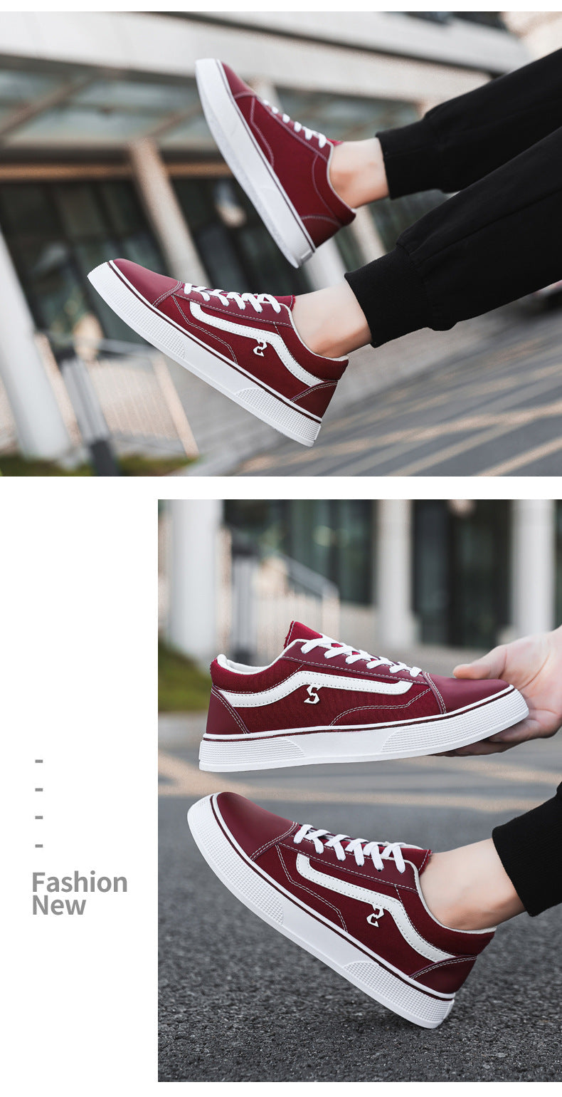 Spring and Autumn Shoes Men's Classic Low-Top Canvas Shoes Student Sneakers Men's Shoes Casual Shoes Korean Style Trendy Men's Shoes