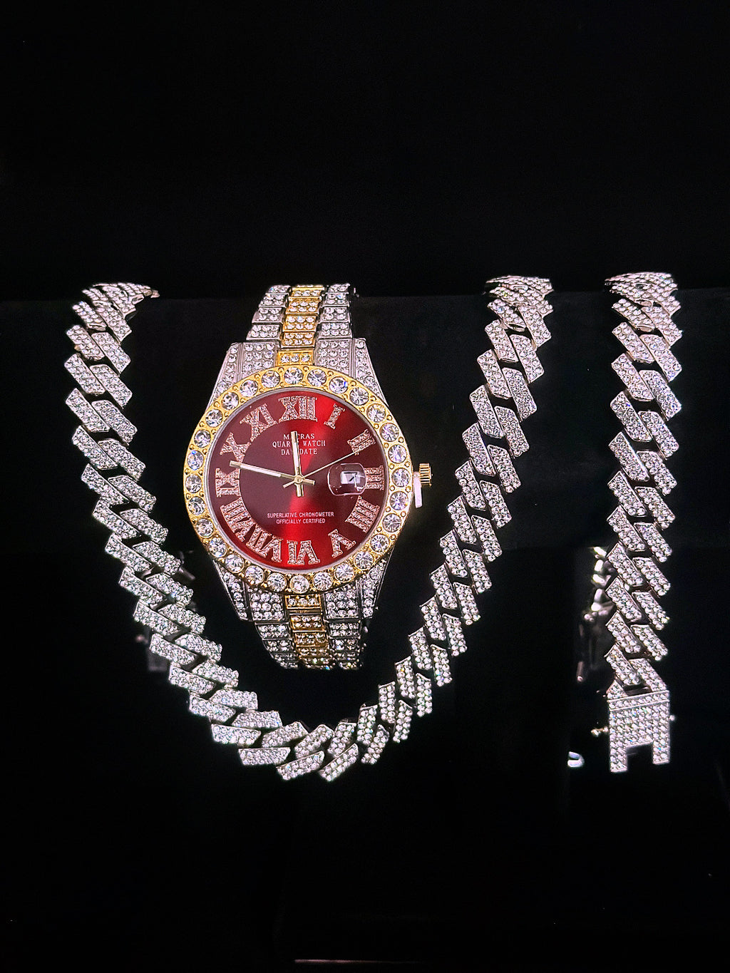 🔥🔥🔥🔥🔥Men's Watch Full Diamond Watch Men's Factory Price Direct Sale Complete Colors