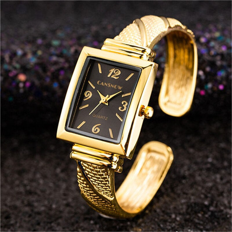 Women's Watch All-match golden bracelet personality fashion bracelet quartz watch for women