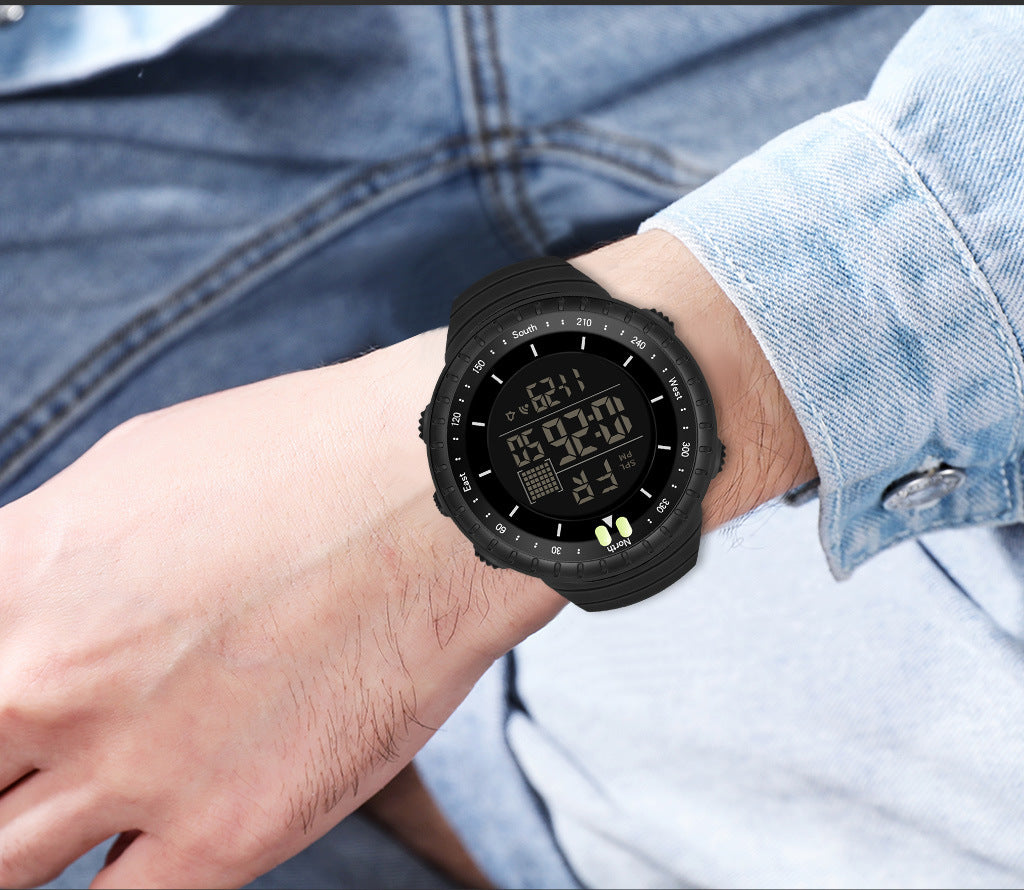 Synoke Sports Electronic Watch Outdoor Mountaineering Multi-Functional Luminous Waterproof Large Dial Fashionable Commuter Watch