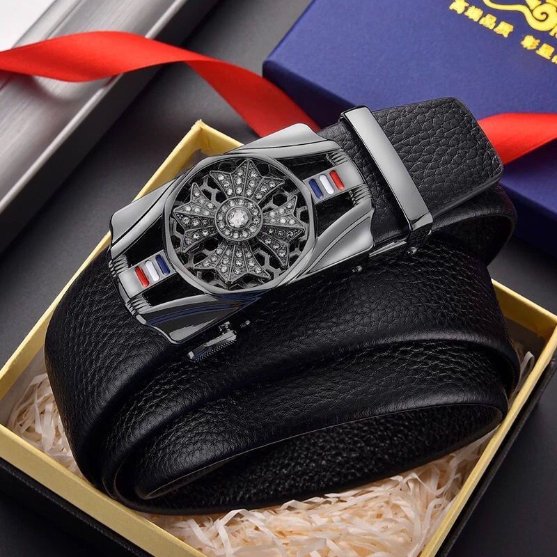 men's belt automatic buckle trembles fast hand explosion casual Joker simple fashion wholesale generation hair