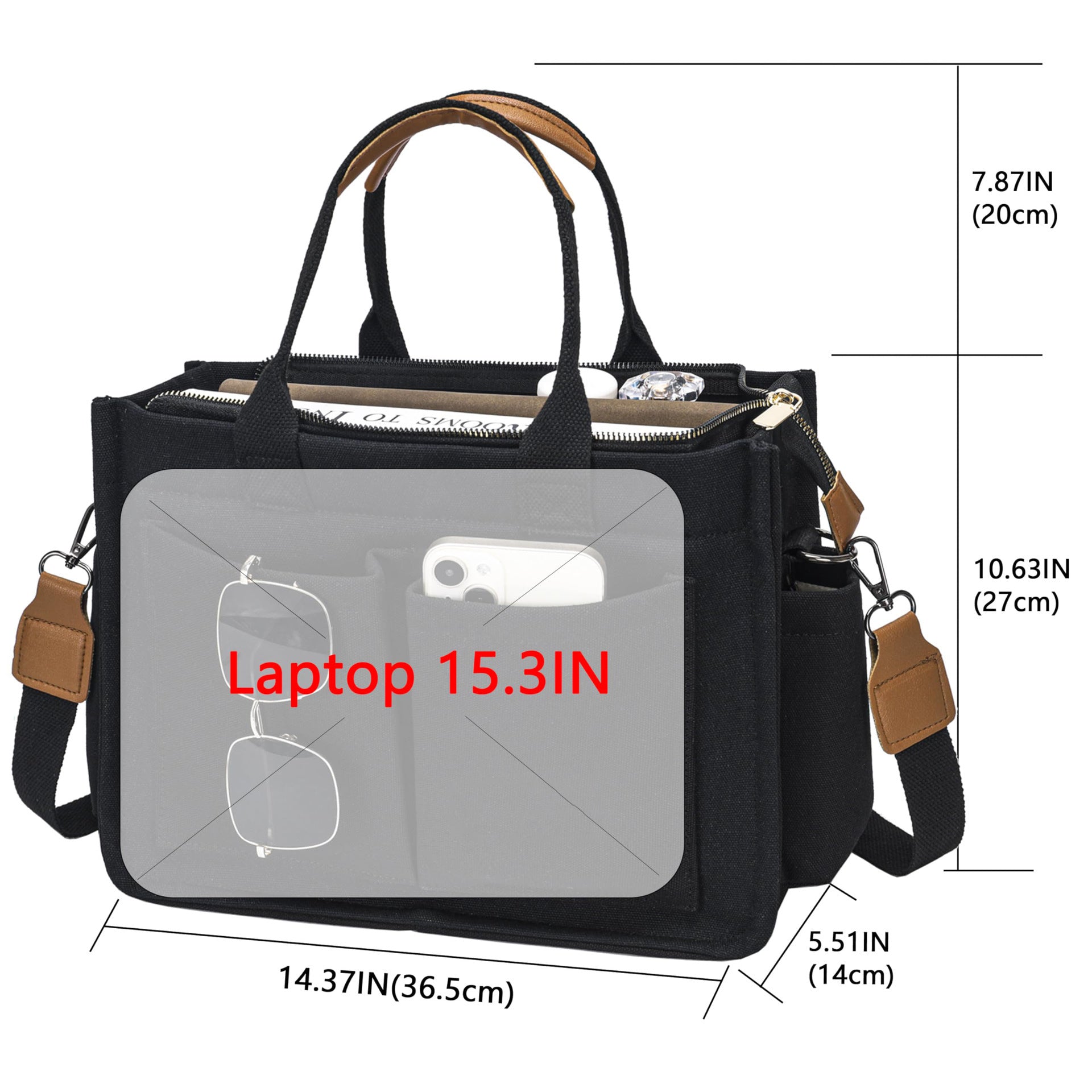New Women's Large Canvas Handbag Crossbody Bag Daily Bag Handbag