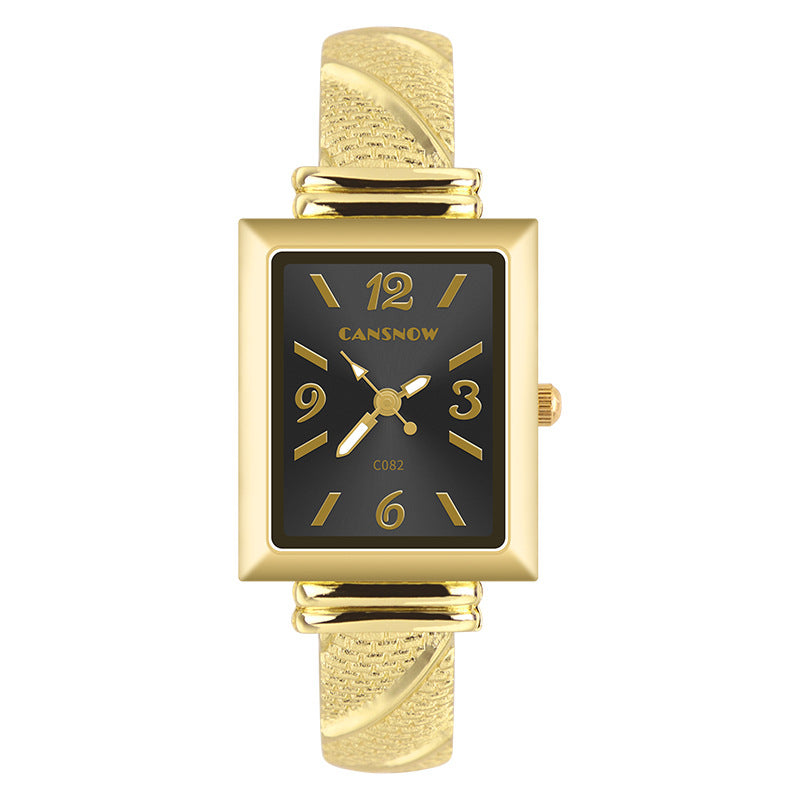 Women's Watch All-match golden bracelet personality fashion bracelet quartz watch for women