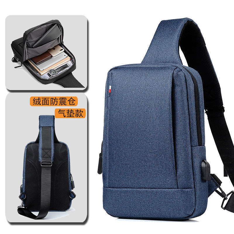 Waterproof Shoulder Bag, Crossbody Bag, Large Capacity Oxford Cloth Men's Bag Gift