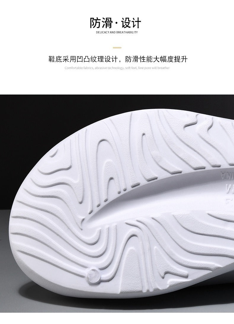New Eva Slippers for Men, Thick-Soled, Non-Slip, Wear-Resistant Sandals  Comfortable Beach Shoes for Outdoor Wear