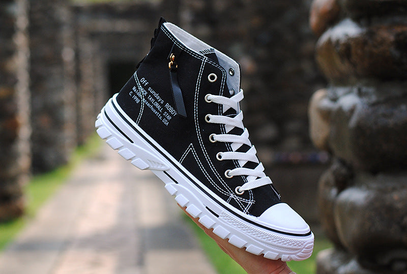 Spring and Summer Men's Shoes 2025 New Casual Sports Canvas Shoes, Versatile Trendyy Cloth Shoes, Breathable Popular National Fashion Shoes