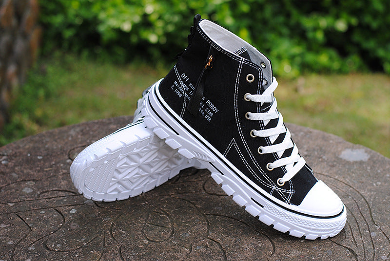 Spring and Summer Men's Shoes 2025 New Casual Sports Canvas Shoes, Versatile Trendyy Cloth Shoes, Breathable Popular National Fashion Shoes