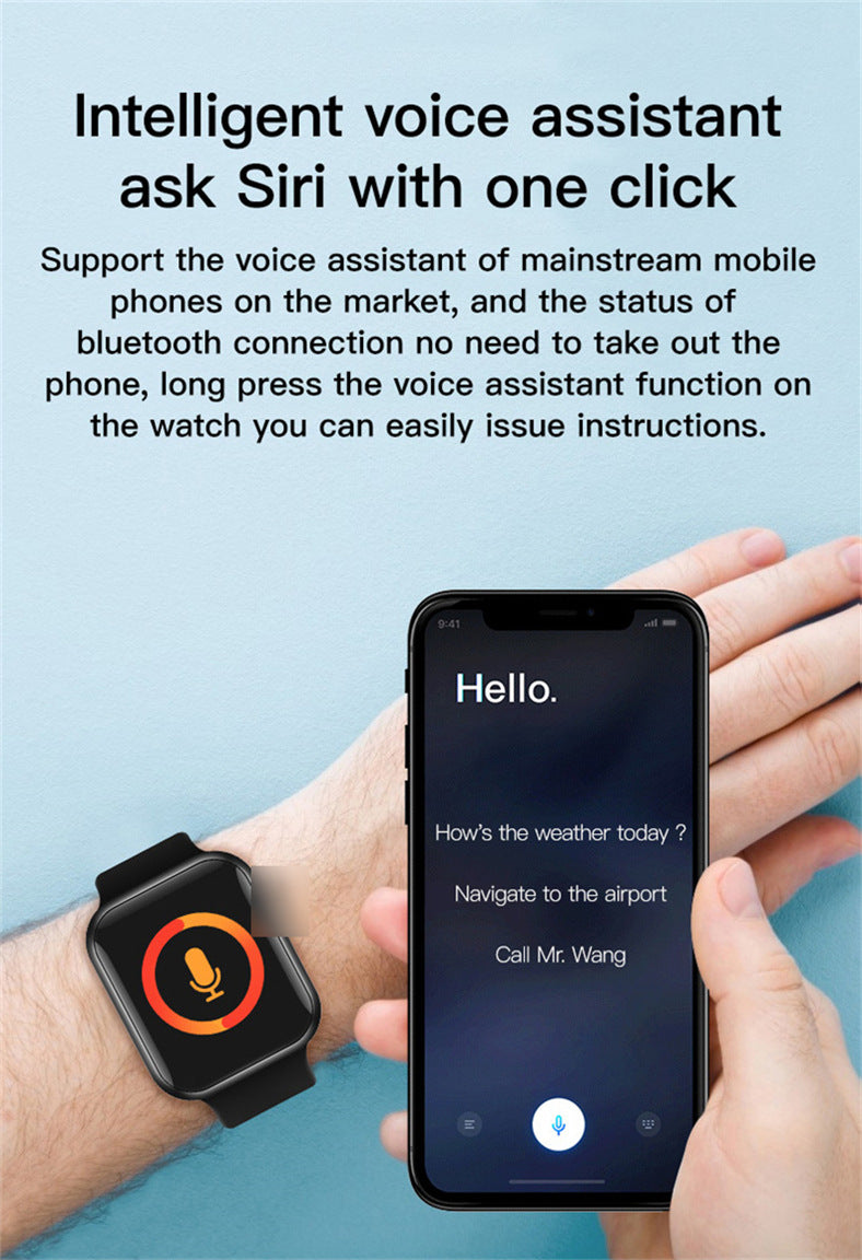 Cross-Border T500+Plus Smart Watch Bluetooth Call Sports Information Reminder Heart Rate Fitpro Factory Direct Sale