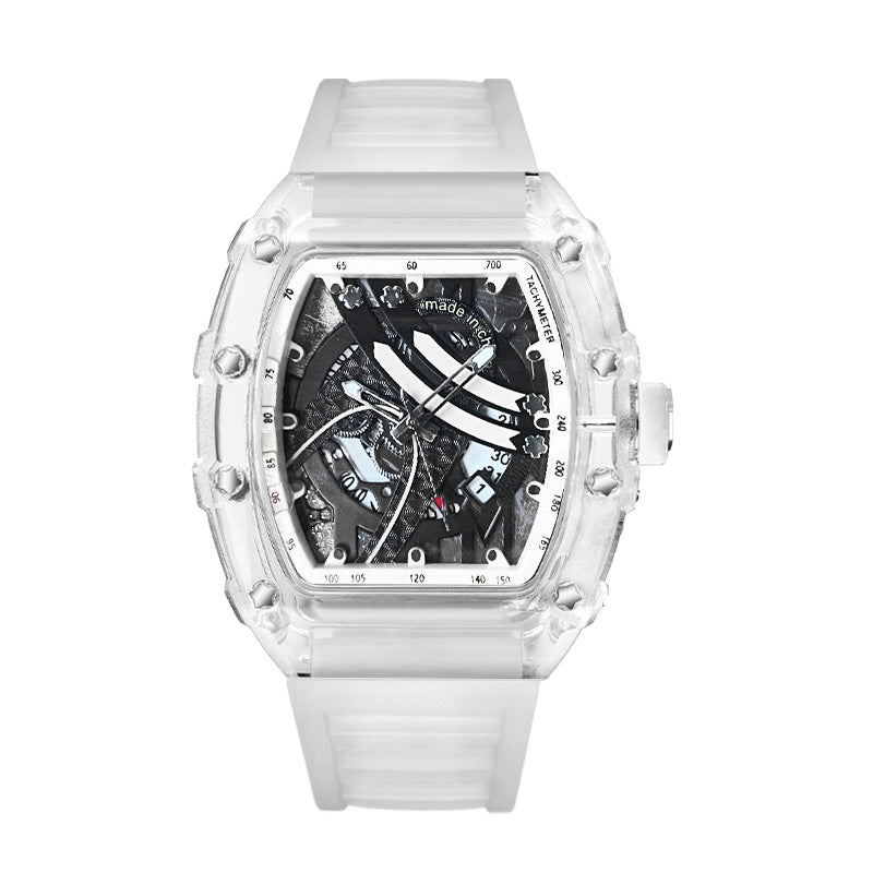 Zido's New Men's Gift Barrel-Shaped Casual Youth High-End Fashion Handsome Trendyy Watch