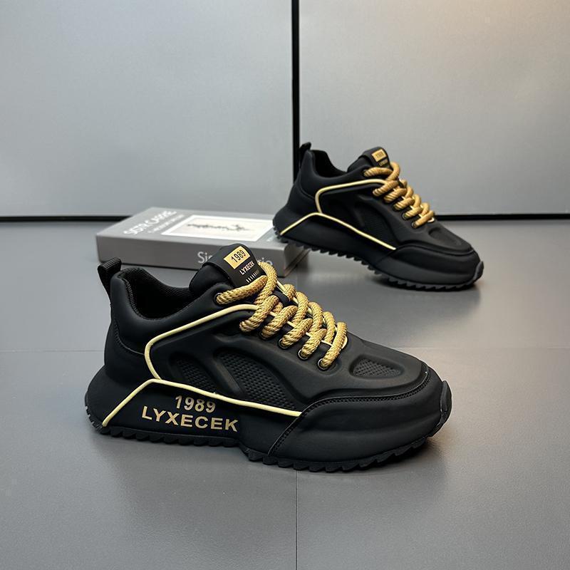 Spring and Autumn Men's Shoes 2025 New Increased Fashion Easiest for Match Student Sports Shoes Men's Casual Popular Dad Shoes Men