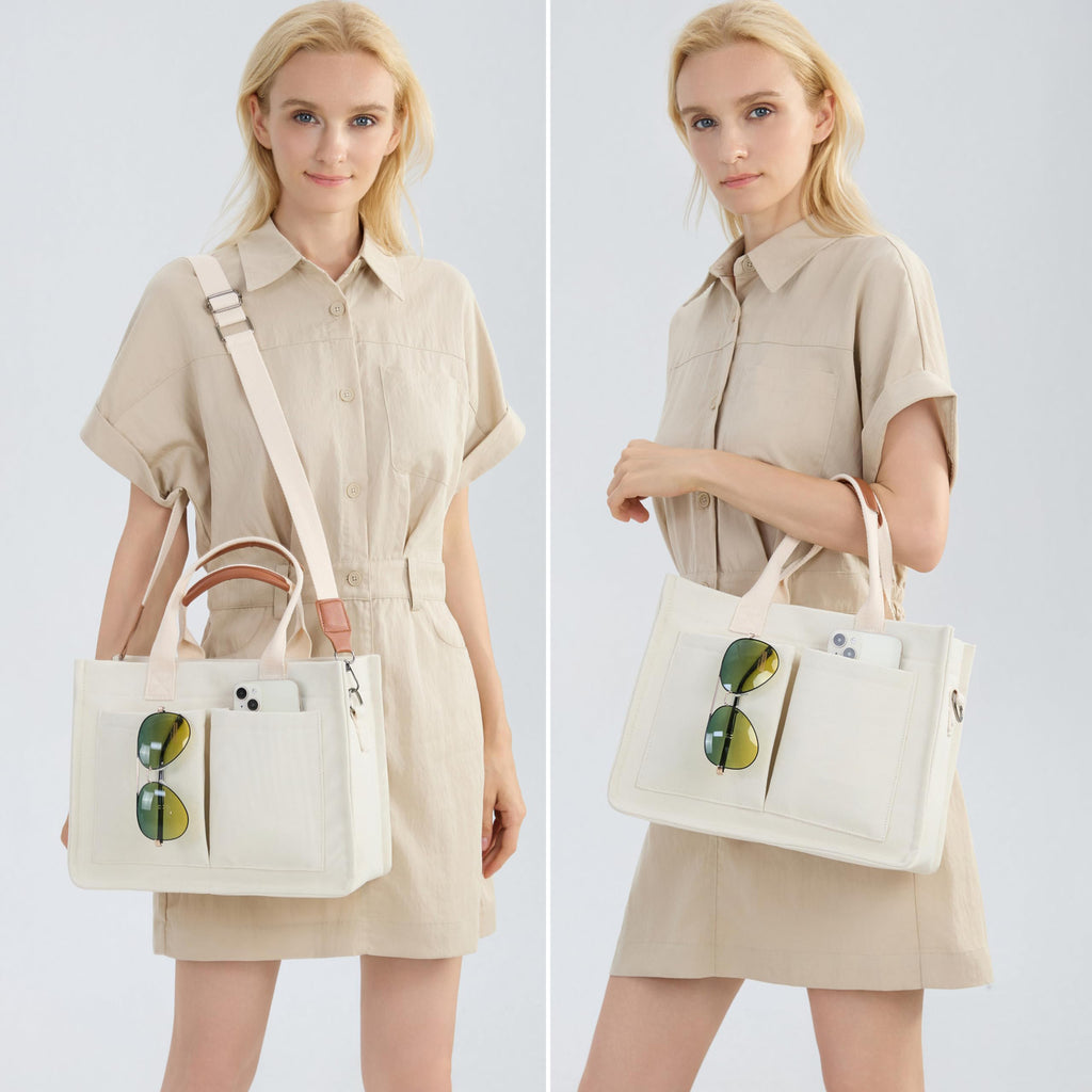 New Women's Large Canvas Handbag Crossbody Bag Daily Bag Handbag