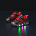 children's sneaker with lights  spring and autumn new boys mesh shoes small and medium-sized