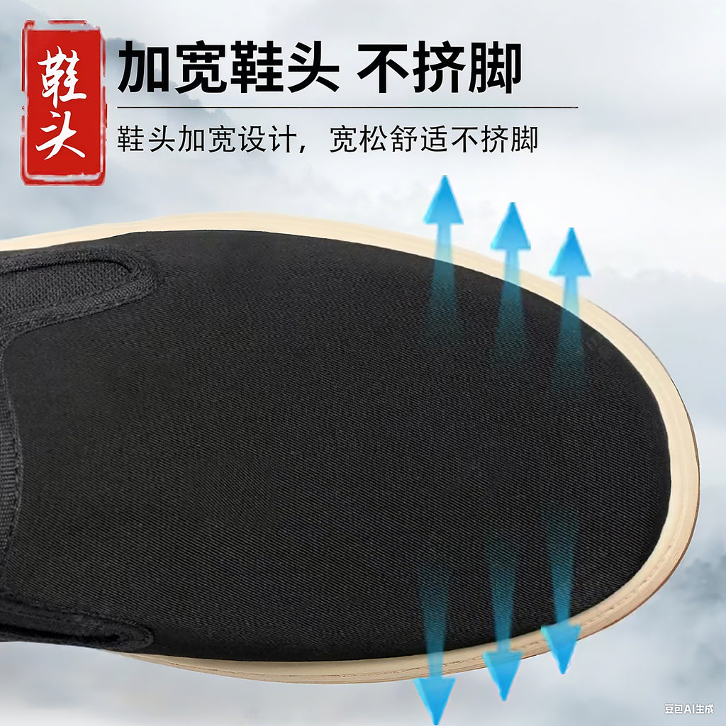 Men's Shoes New Casual Shoes Slip-On Lightweight Shoes Men's Shallow Mouth Comfortable Sneakers Striped Soft Sole Shoes Dropshipping