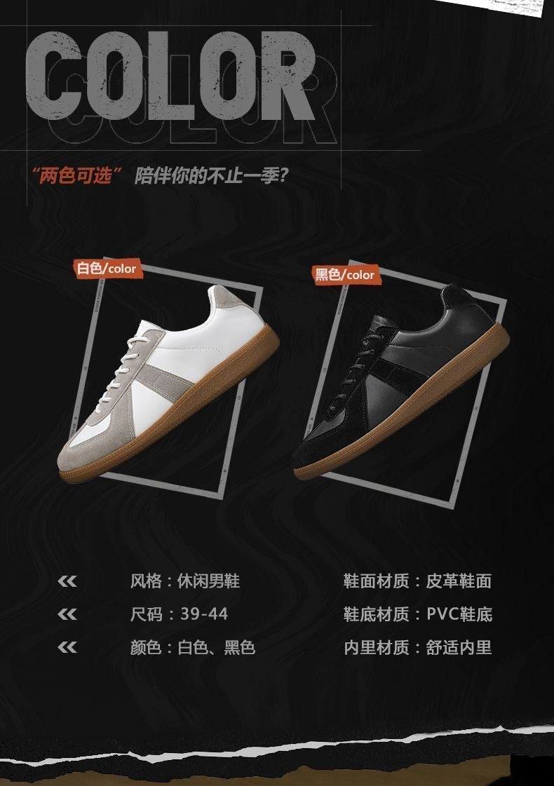 Men's shoes 2025 spring cross-border new breathable fashion men's shoes men's casual sneaker retro shoes men's moral training shoes