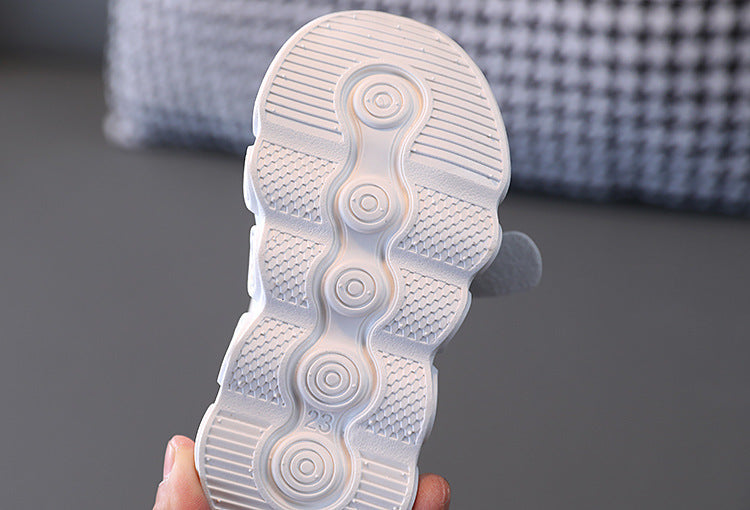 Children's Light-Up Shoes 2026 Spring and Autumn New Model for Boys and Girls Led Glowing Shoes for Young Children Fashionable Soft-Soled Sneakers