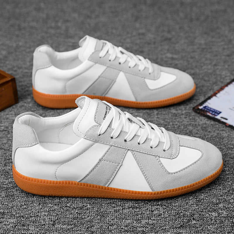 Men's shoes 2025 spring cross-border new breathable fashion men's shoes men's casual sneaker retro shoes men's moral training shoes