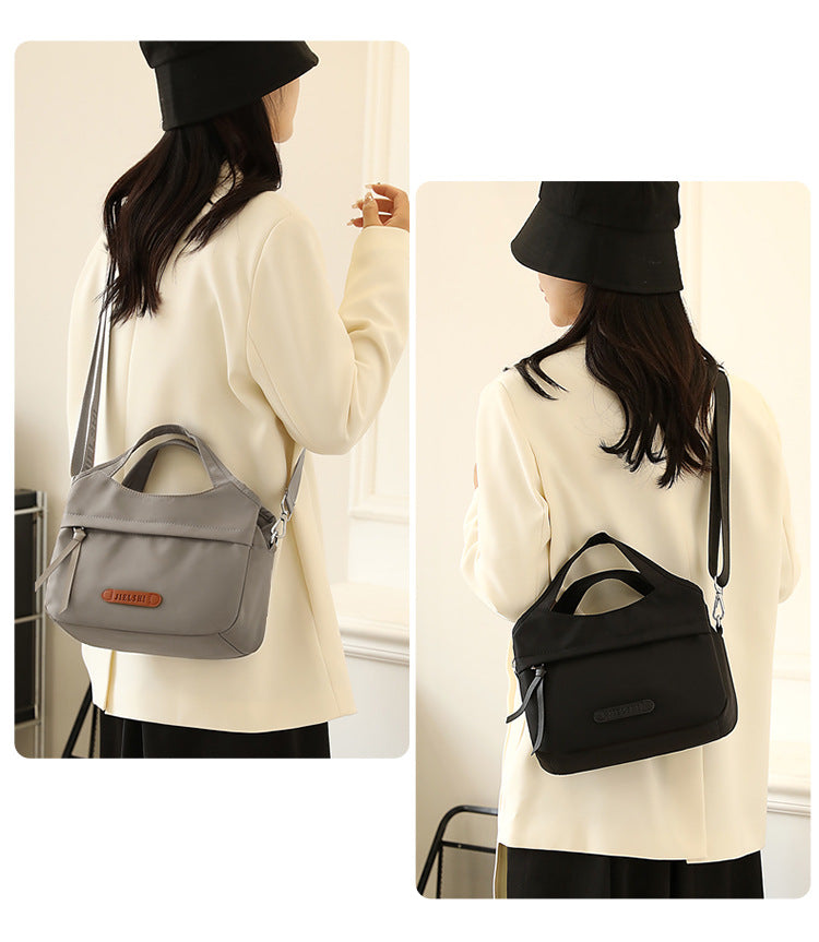 All-match Casual Crossbody Bag Lightweight Water-repellent Nylon Cloth Bag New Style Dating Shoulder Bag Fashionable Shopping Handbag
