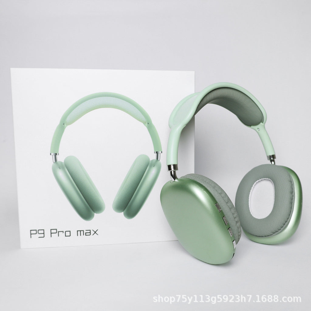 Cross-Border Foreign Trade P9 Pro Max Bluetooth Headphones Wireless Noise-Canceling Headphones Over-Ear Headset Huaqiangbei Wholesale