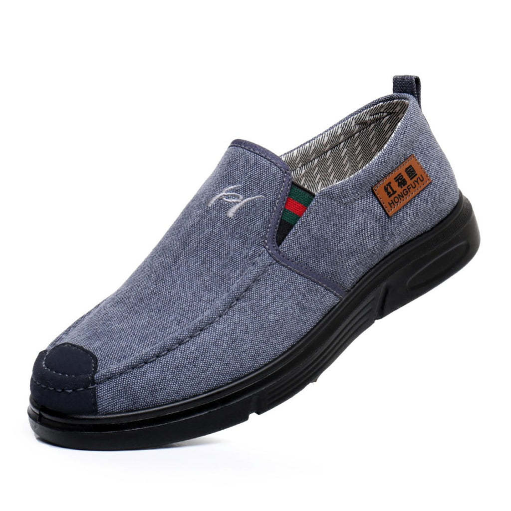 Spring Shoes for the Elderly, Men's Old Beijing Cloth Shoes, Men's Middle-Aged and Elderly Middle-Aged Men's Dad Shoes, Soft Soles and Durable