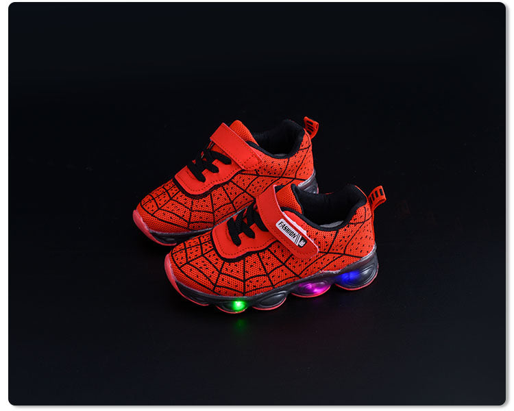 Spring and Autumn KidsShoes, Luminous Light Shoes,Baby Flash Shoes, Led Light-Up Sports Shoes, Mesh