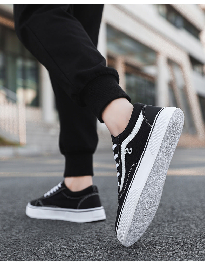 Spring and Autumn Shoes Men's Classic Low-Top Canvas Shoes Student Sneakers Men's Shoes Casual Shoes Korean Style Trendy Men's Shoes