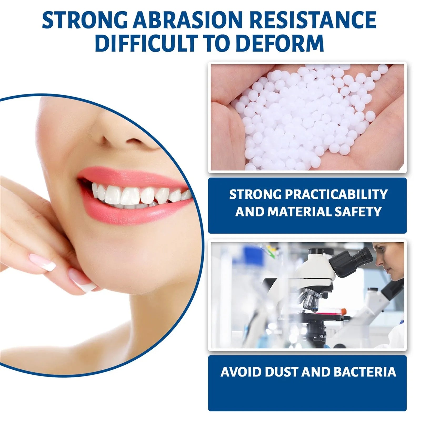 Tooth Repair Glue Shapeable Teeth Gaps Filling Solid Glue Temporary Teeth Repair Falseteeth Glue Safety Dental Supplies