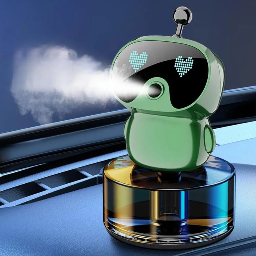 AI Smart Car Air Freshener Rechargeable Adjustable Cute Robot Smart Aromatherapy Diffuser Gift Car Accessories Interior