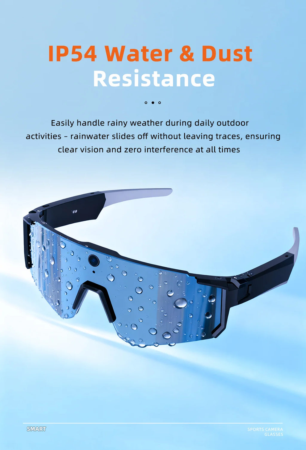 2026 New AI smart shooting&recording glasses with 800W camera, HD anti-shake bicycle riding shooting artifact, windproof goggles